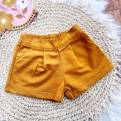 Conj. Batinha com Flores e Short - Rose e Caramelo